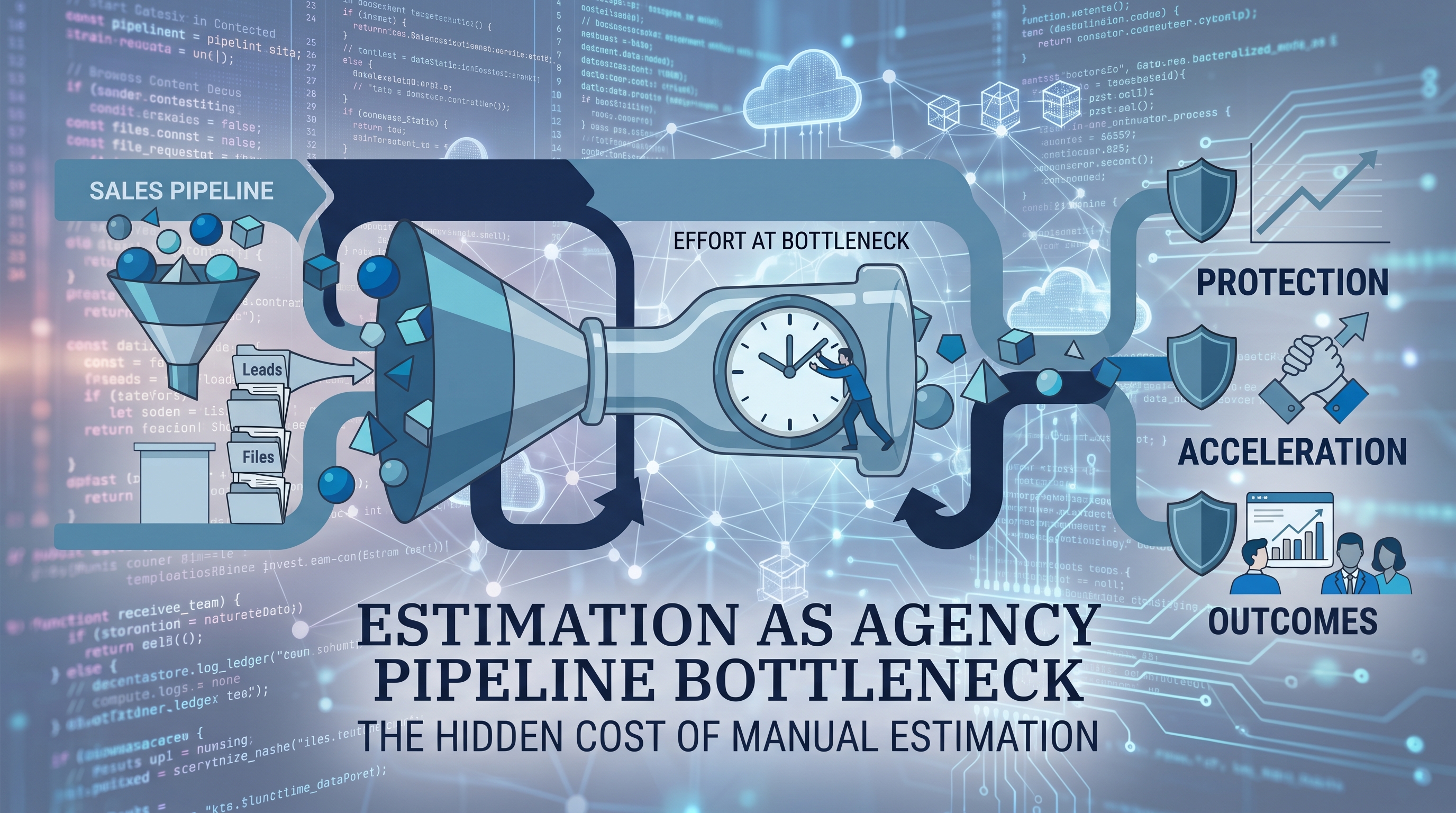 Estimation as the hidden bottleneck in software agency sales, Apropo blog cover